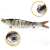 Fishing lure, wobbler, double hook, close-up, fishing tackle