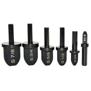 6pcs Copper Pipe Swaging Tool Drill Bits, set of 6 copper pipe swaging tool drill bits for expanding copper pipes, copper pipe swaging tool drill bits for air conditioner installation - Drill and Screwdriver Accessory