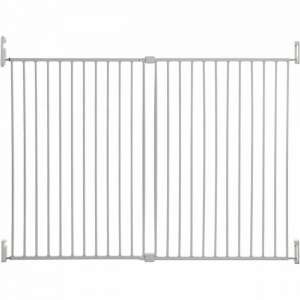 Dreambaby Sicherheitsgitter, weißes Metall Sicherheitsbarriere für Türen und Treppen - Schutzgitter