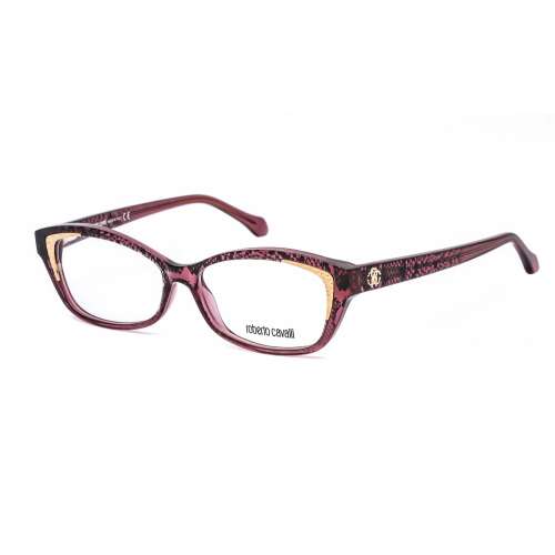 Roberto Cavalli RC5034 szemüvegkeret Violet Print / Clear lencsék női 33587749