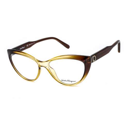 Salvatore Ferragamo SF2853 szemüvegkeret barna fokiens / Clear lencsék női 33589215