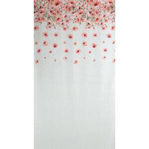 Virágos Dekorfüggöny - Rózsaszín Minta - 140x270 cm