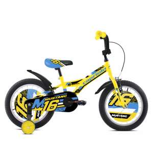 Capriolo Mustang 16" gyerek kerékpár Sárga-Kék 85761947 Gyerek kerékpárok - Fiú