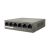 Angled view of IP-COM F1106P-4-63W 6-Port PoE Network Switch