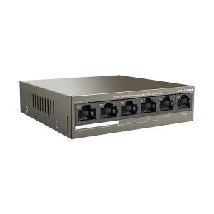 IP-COM F1106P-4-63W 6-Portowy Switch PoE, 4 Porty PoE, 2 Porty Uplink - Tenda Przełącznik