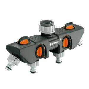 Gardena 4-way hose splitter, 8194-20, for connecting multiple devices to a single tap - Connector and Accessory