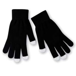 Черни сензорни ръкавици за използване на смартфони и таблети - Гейминг