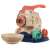 Kruzzel plastic dough press set with 10 colors of dough, 4 different shapes, and accessories
