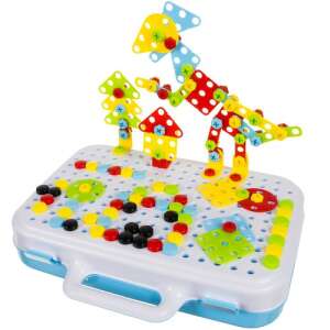 Zestaw do majsterkowania Kruzzel 260 elementów z wkrętakiem, śrubami i nakrętkami, zbuduj dinozaura, dom lub inne kreacje - Kruzzel DIY