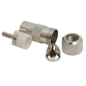 Fém koaxiális csatlakozó, TV koax aljzat, csatlakozó koaxiális kábelhez - Koax csatlakozó
