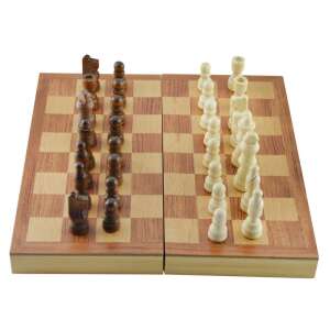 Fa sakk készlet - 27 cm 85845449 Dominók, sakkok - Hordozható