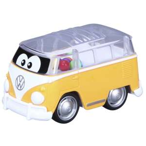 Zabawka Bburago Jr. VW Poppin Bus, żółty, nakręcany, dla niemowląt - Bburago