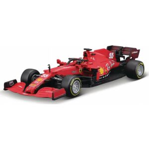 Bburago Ferrari SF21 Model pretekárskeho auta Formuly 1 - Mierka 1:43 - Bburago Model, maketa