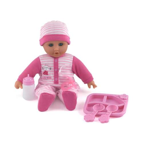 Dolls World Phoebe Puha Baba - Etetőkészlettel - 30 cm