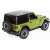 Green Jeep Wrangler Rubicon 1:24 scale remote control car rear view