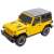 Yellow Jeep Wrangler Rubicon 1:24 scale remote control car