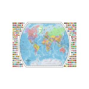 Ravensburger 1000-dielna puzzle s politickou mapou sveta s vlajkami - Ravensburger Puzzle