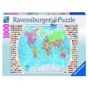 Ravensburger Politikai világtérkép 1000 db puzzle 85846627 Puzzle - Felfedezés