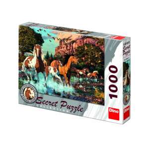 Dino Lovak 1000 darabos titkos puzzle 85846712 Puzzle - Ló