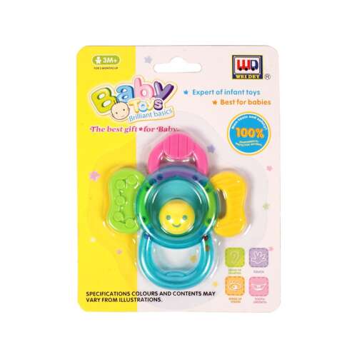 Plastic Rattle Teether
