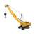 Macara de construcție galbenă cu cârlig, pentru copii