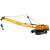 Macara de construcție galbenă cu cârlig, pentru copii
