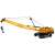 Macara de construcție galbenă cu cârlig, pentru copii