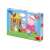 Peppa Pig 24-teiliges Puzzle-Box mit Peppa und ihrer Familie, die Hühner füttern