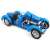 Bburago 1/18 scale model Bugatti TYPE 59 blue diecast car with open hood