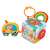 Winfun Little Pals Activity Cube with Car, soft baby toy with colorful patterns, perfect for sensory development