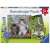 Ravensburger Puzzle 3x49 - Słodkie Kocięta, 3-częściowa układanka z uroczymi kociętami w ogrodzie