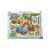 Puzzle Ravensburger so stavebnými vozidlami pre deti, zobrazujúce živé stavenisko