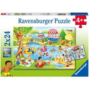 Ravensburger Puzzle 2x24 db Szabadidő a tengerparton 85849149 Puzzle - Természet