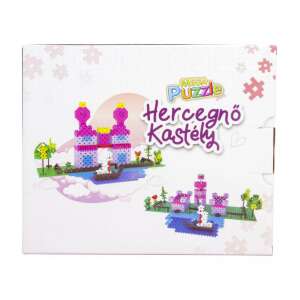 Mega Puzzle Hrad princeznej stavebné bloky hračka pre deti, zobrazujúca hrad a ďalšie možné tvorby - Puzzle