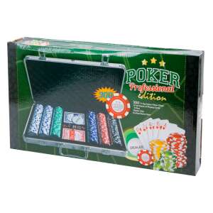 Alu bőröndös póker készlet 300 darab zsetonnal 85849207 