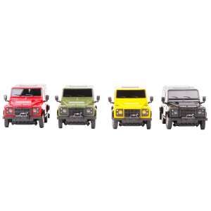 Land Rover Defender remote control car, 1:24 scale, red, green, yellow, black - Rastar Remote control vehicle