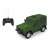 Green Land Rover Defender remote control car, 1:24 scale, with controller