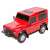 Red Land Rover Defender remote control car, 1:24 scale