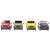 Land Rover Defender remote control car, 1:24 scale, red, green, yellow, black