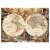 Antique world map jigsaw puzzle, 1000 pieces