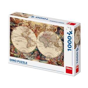 Dino Történelmi világtérkép 1000 darabos puzzle 85849311 Puzzle - Felfedezés - Épület