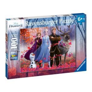 Ravensburger Ľadové kráľovstvo 2 Magický les Puzzle 100 dielikov Krabica - Puzzle