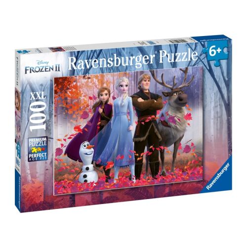 Ravensburger Ľadové kráľovstvo 2 Magický les Puzzle 100 dielikov Krabica