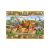 Puzzle Ravensburger Dinozaury 100 elementów, scena z dinozaurami