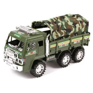 Green military truck toy with camouflage tarp, Band of Brothers Super Chariot - Toy