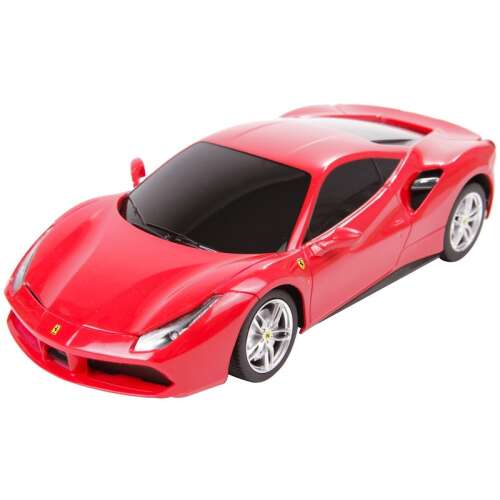 Red Ferrari 488 GTB remote control car, 1:24 scale
