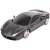 Black Ferrari 488 GTB remote control car, 1:24 scale