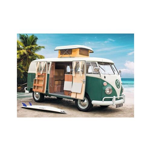 Puzzle Volkswagen T1 Camper Van, 1000 elementów, scena plażowa