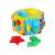 Shape sorting toy for babies, colorful cube with different shapes and colors, includes shapes and animals