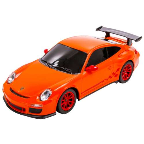 Orange Porsche GT3 RS remote control car, 1:24 scale